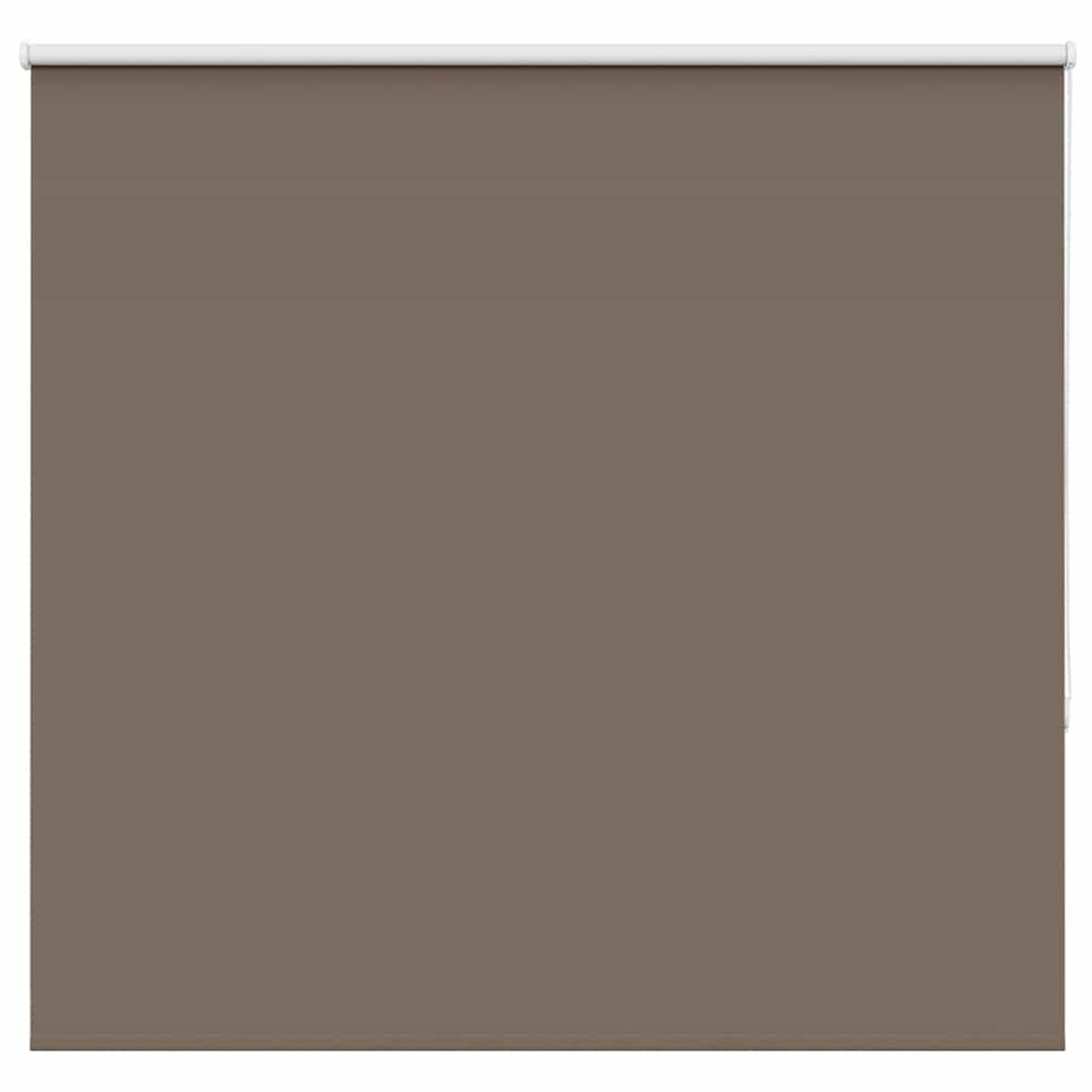 vidaXL Roller Blind Blackout Coffee 160x130 cm Fabric Width 156.6 cm Polyester