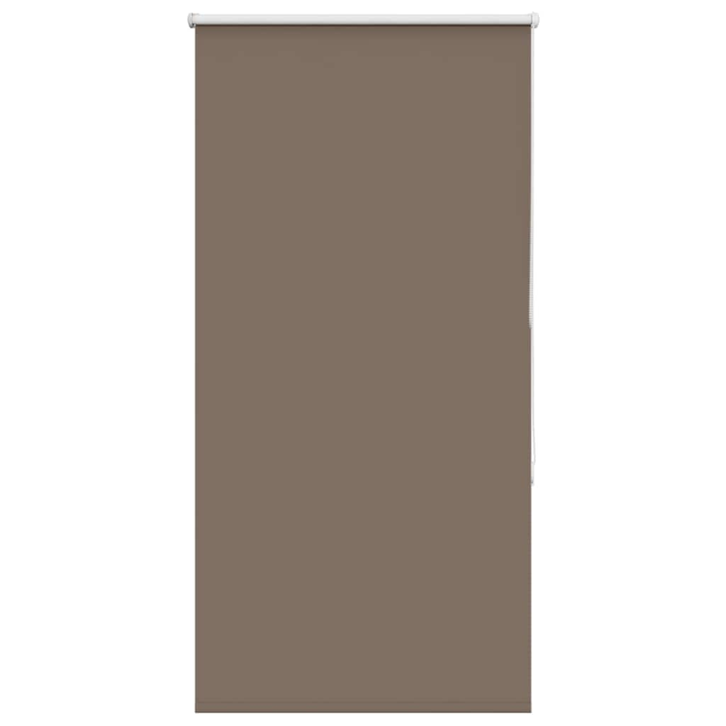 vidaXL Roller Blind Blackout Coffee 65x175 cm Fabric Width 60.7 cm Polyester