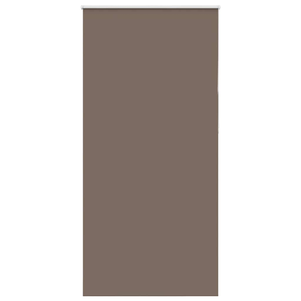 vidaXL Roller Blind Blackout Coffee 100x210 cm Fabric Width 95.7 cm Polyester