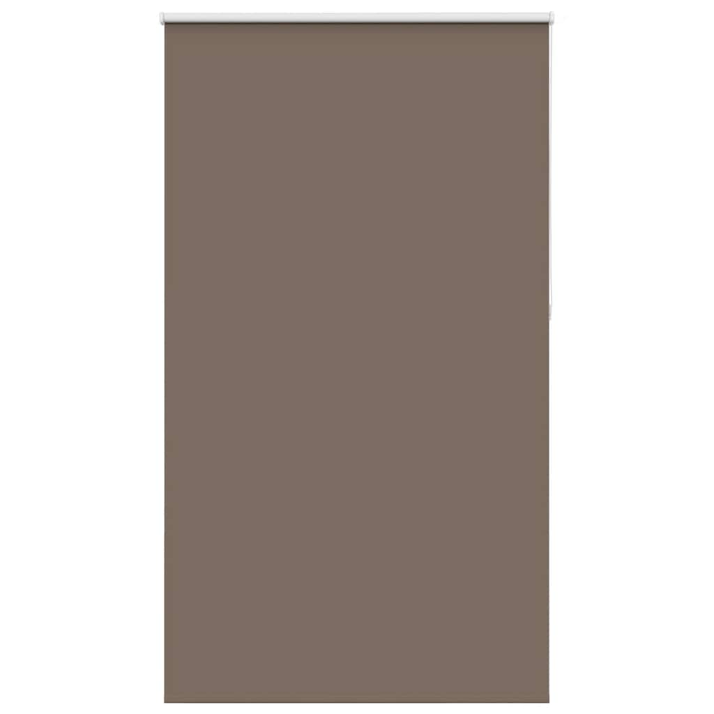 vidaXL Roller Blind Blackout Coffee 125x210 cm Fabric Width 121.6 cm Polyester