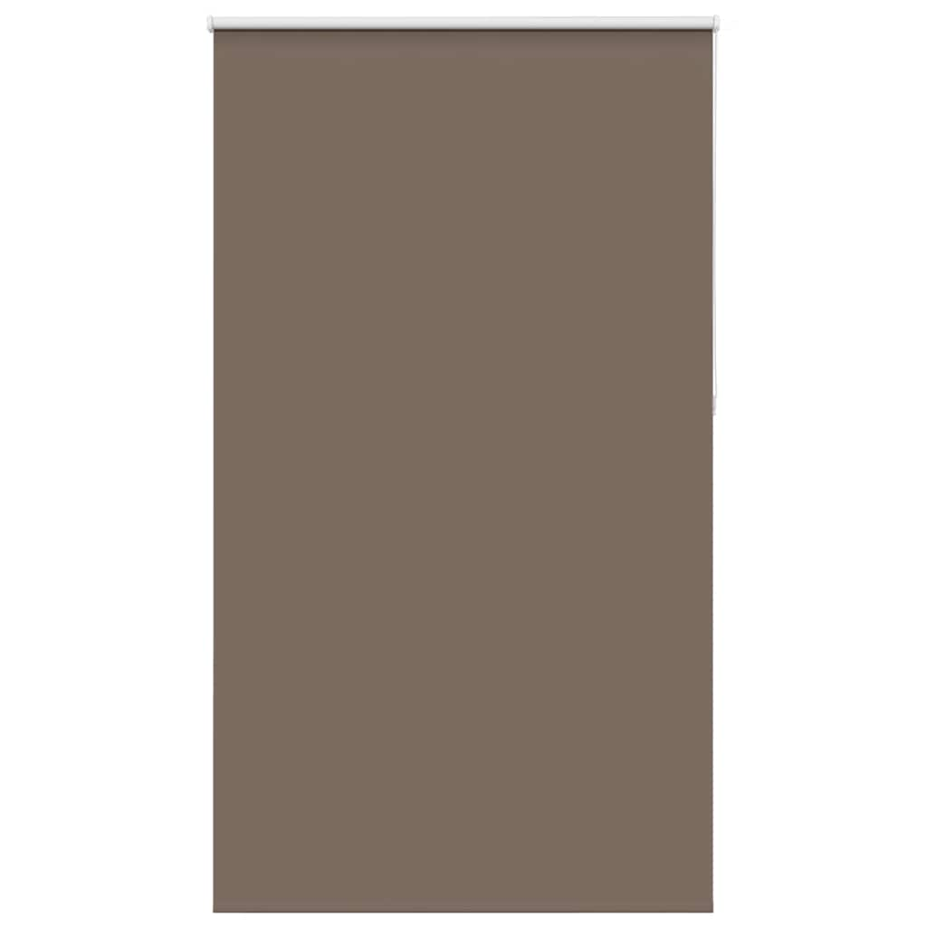 vidaXL Roller Blind Blackout Coffee 135x210 cm Fabric Width 131.6 cm Polyester