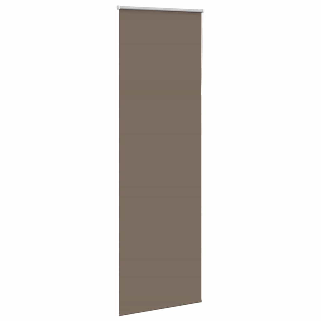 vidaXL Roller Blind Blackout Coffee 70x230 cm Fabric Width 65.7 cm Polyester