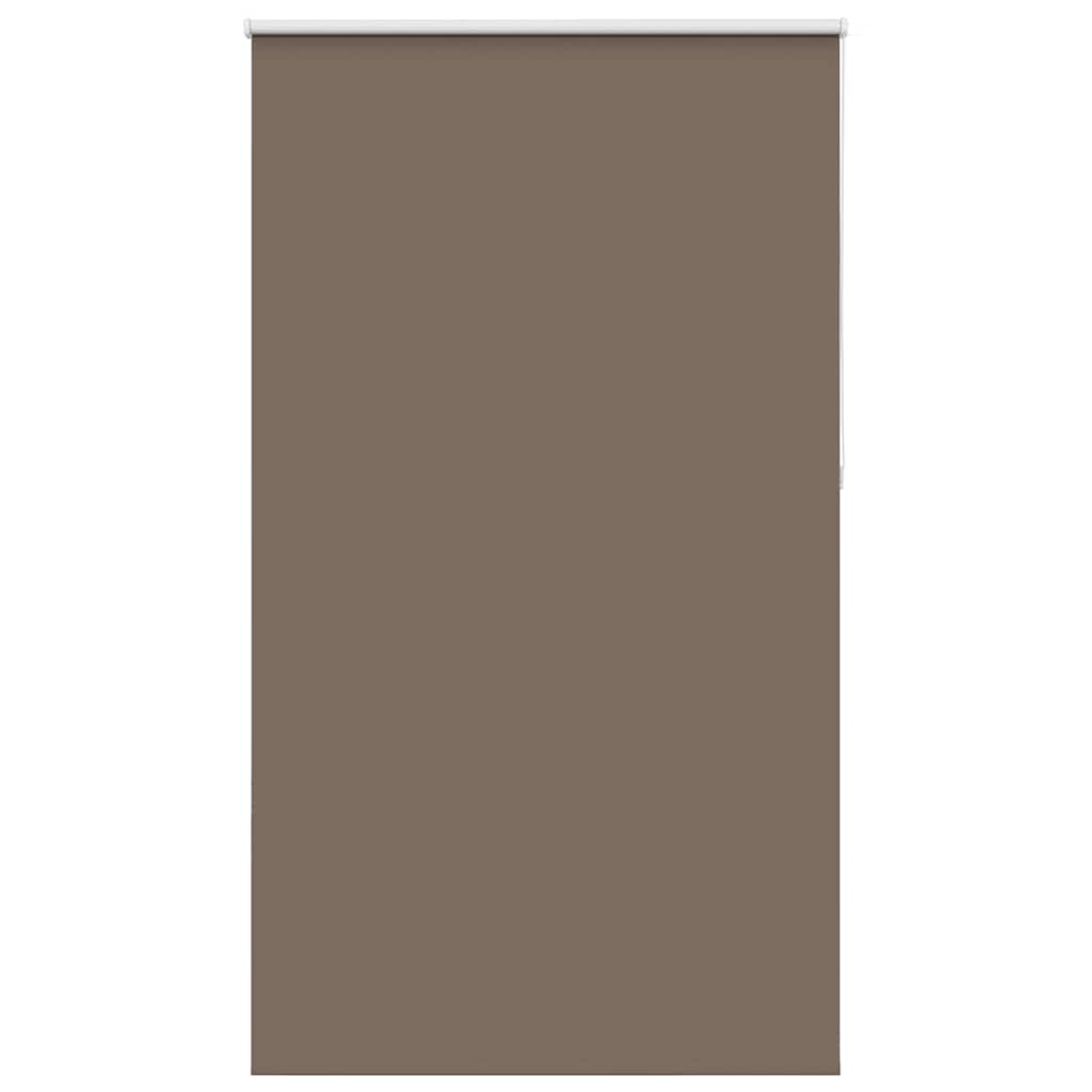 vidaXL Roller Blind Blackout Coffee 130x230 cm Fabric Width 126.6 cm Polyester