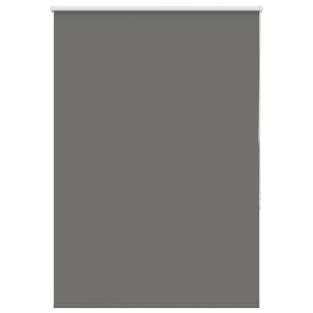 Roller Blind Blackout Grey 90x130 cm Fabric Width 85.7 cm Polyester