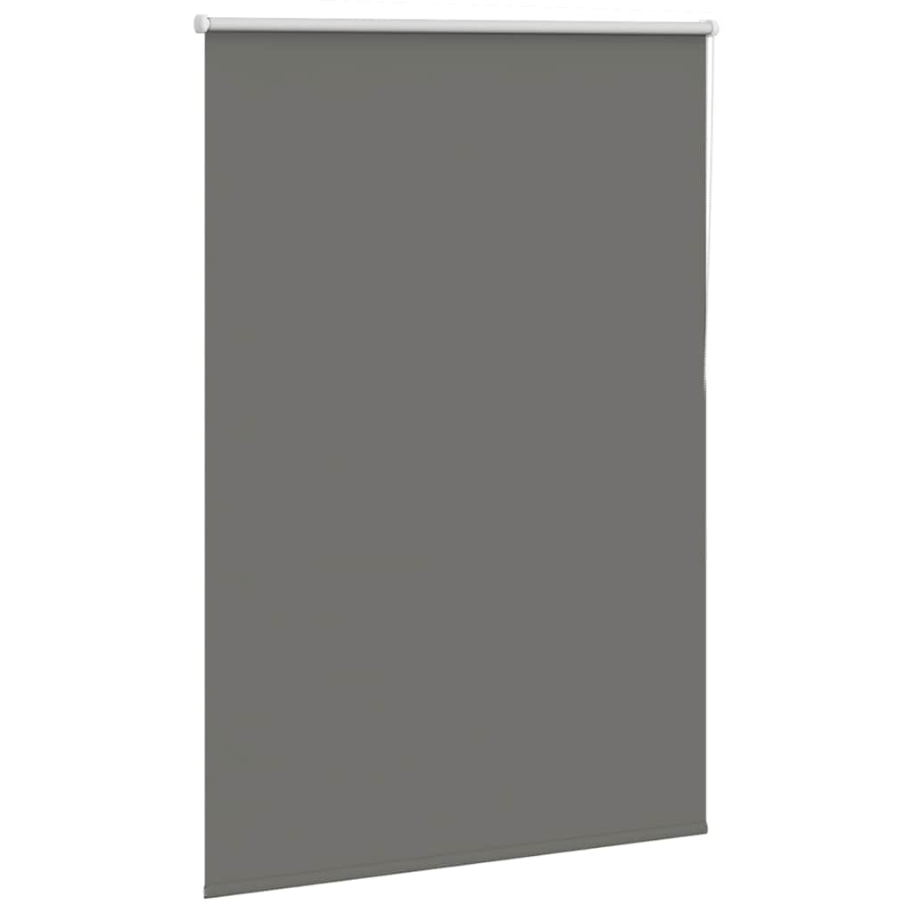 Roller Blind Blackout Grey 90x130 cm Fabric Width 85.7 cm Polyester