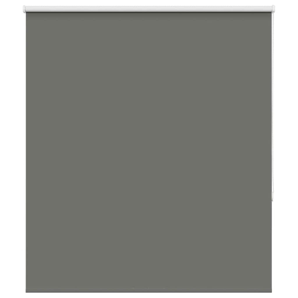 Roller Blind Blackout Grey 125x130 cm Fabric Width 121.6 cm Polyester