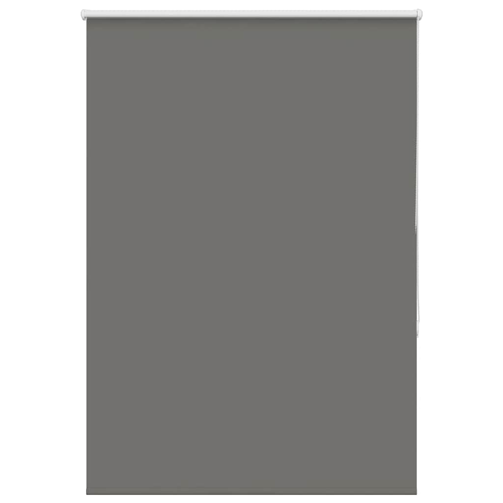 Roller Blind Blackout Grey 110x150 cm Fabric Width 105.7 cm Polyester