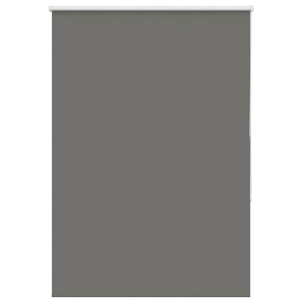 Roller Blind Blackout Grey 110x175 cm Fabric Width 105.7 cm Polyester
