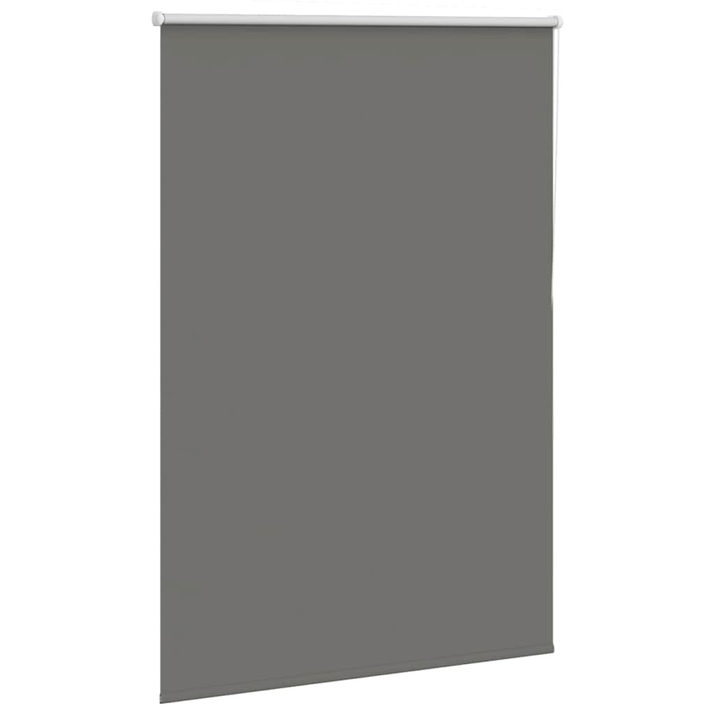 Roller Blind Blackout Grey 115x175 cm Fabric Width 110.7 cm Polyester