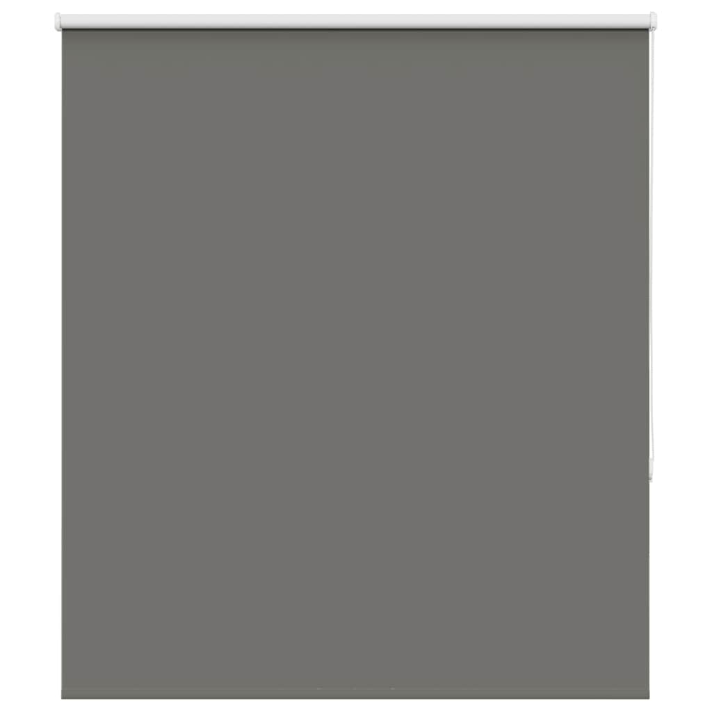 Roller Blind Blackout Grey 130x175 cm Fabric Width 126.6 cm Polyester