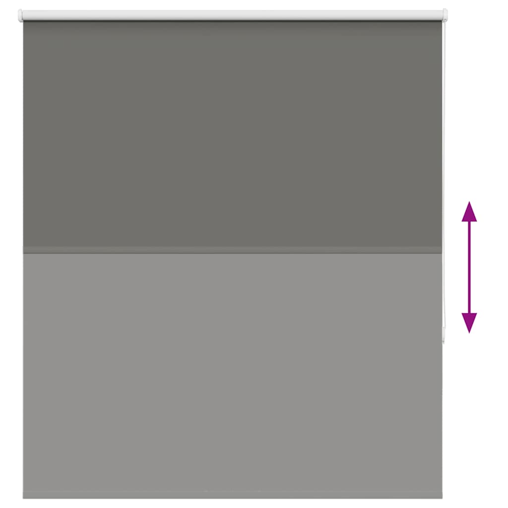 Roller Blind Blackout Grey 135x175 cm Fabric Width 131.6 cm Polyester