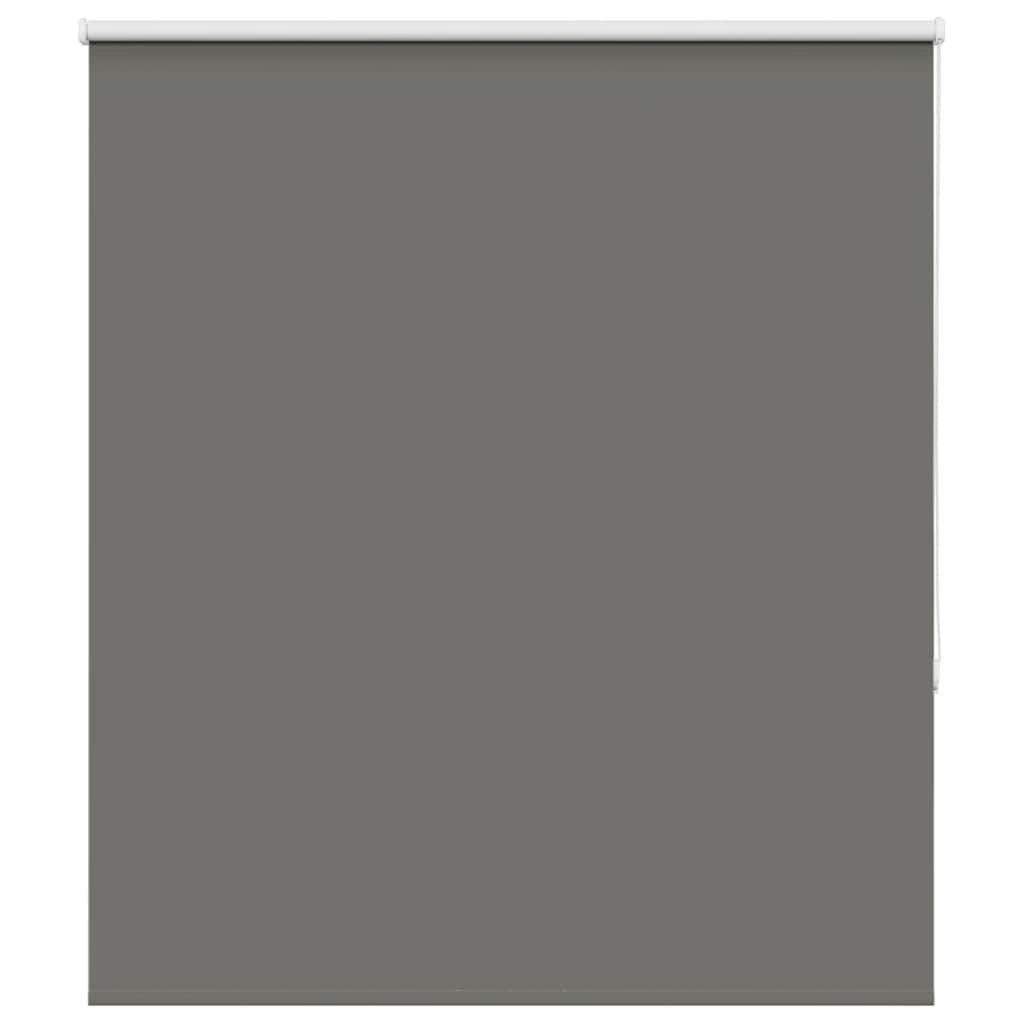 Roller Blind Blackout Grey 140x175 cm Fabric Width 136.6 cm Polyester