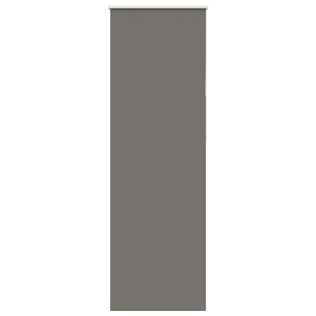 Roller Blind Blackout Grey 75x210 cm Fabric Width 70.7 cm Polyester