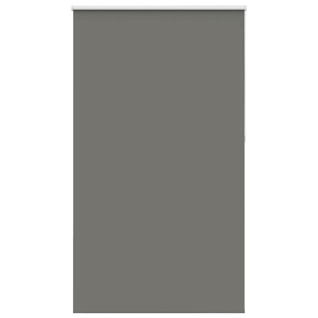 Roller Blind Blackout Grey 140x210 cm Fabric Width 136.6 cm Polyester
