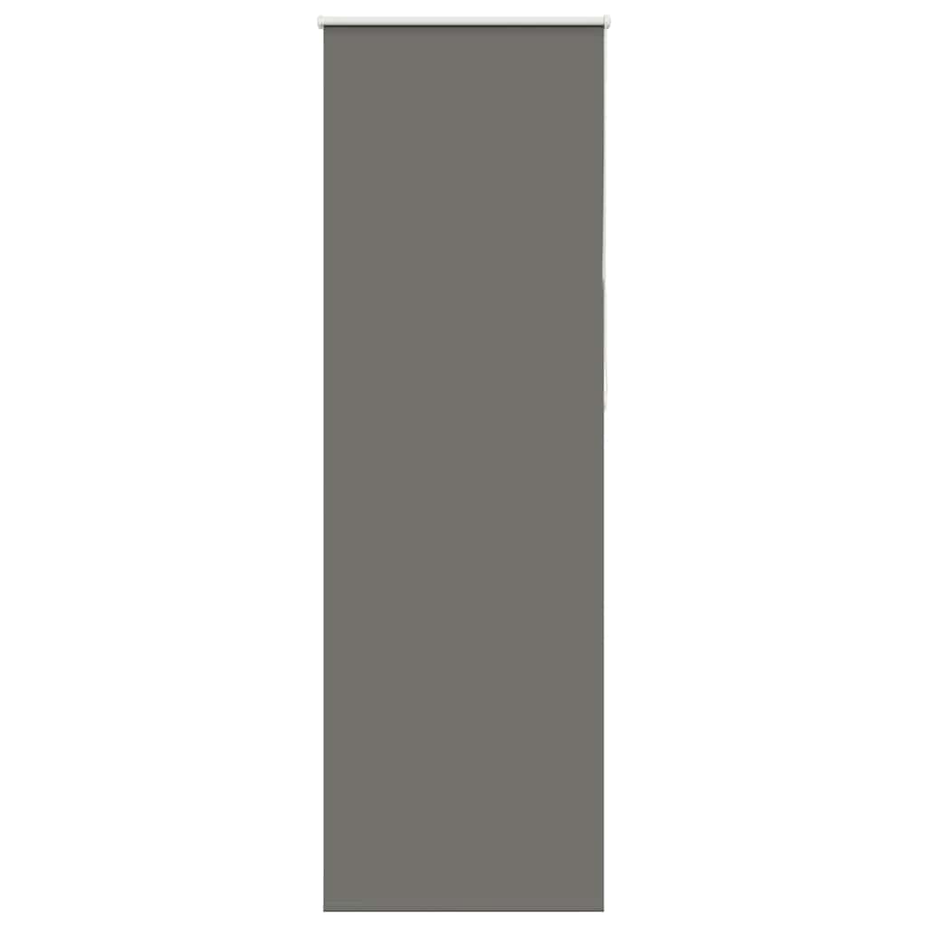 Roller Blind Blackout Grey 85x230 cm Fabric Width 80.7 cm Polyester