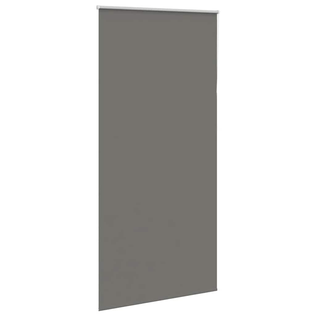 Roller Blind Blackout Grey 100x230 cm Fabric Width 95.7 cm Polyester