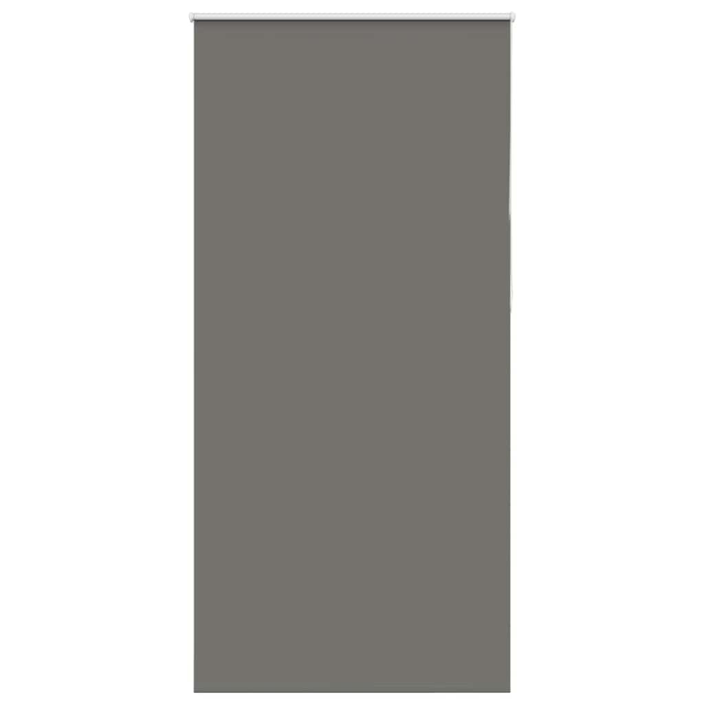 Roller Blind Blackout Grey 105x230 cm Fabric Width 100.7 cm Polyester