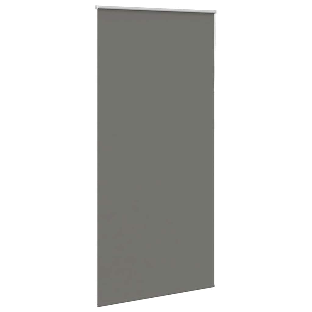 Roller Blind Blackout Grey 110x230 cm Fabric Width 105.7 cm Polyester