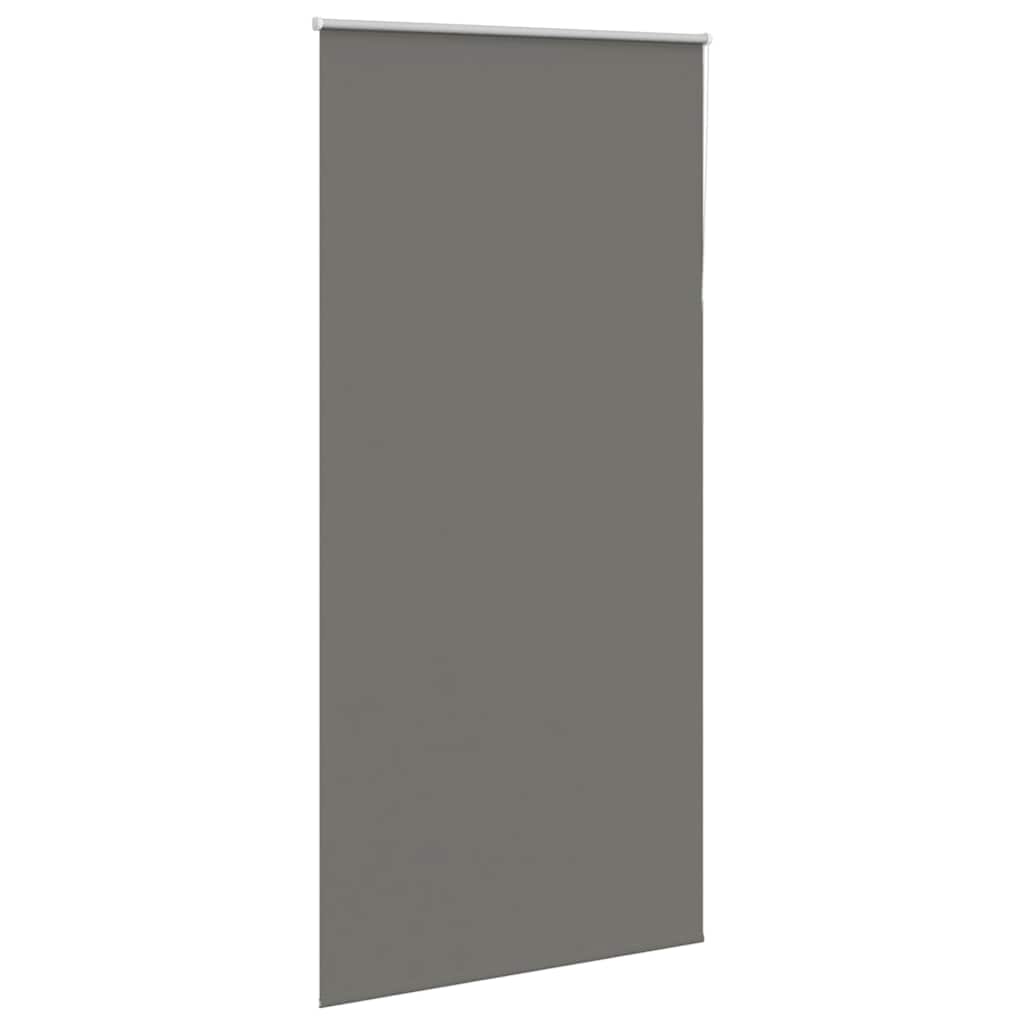 Roller Blind Blackout Grey 115x230 cm Fabric Width 110.7 cm Polyester