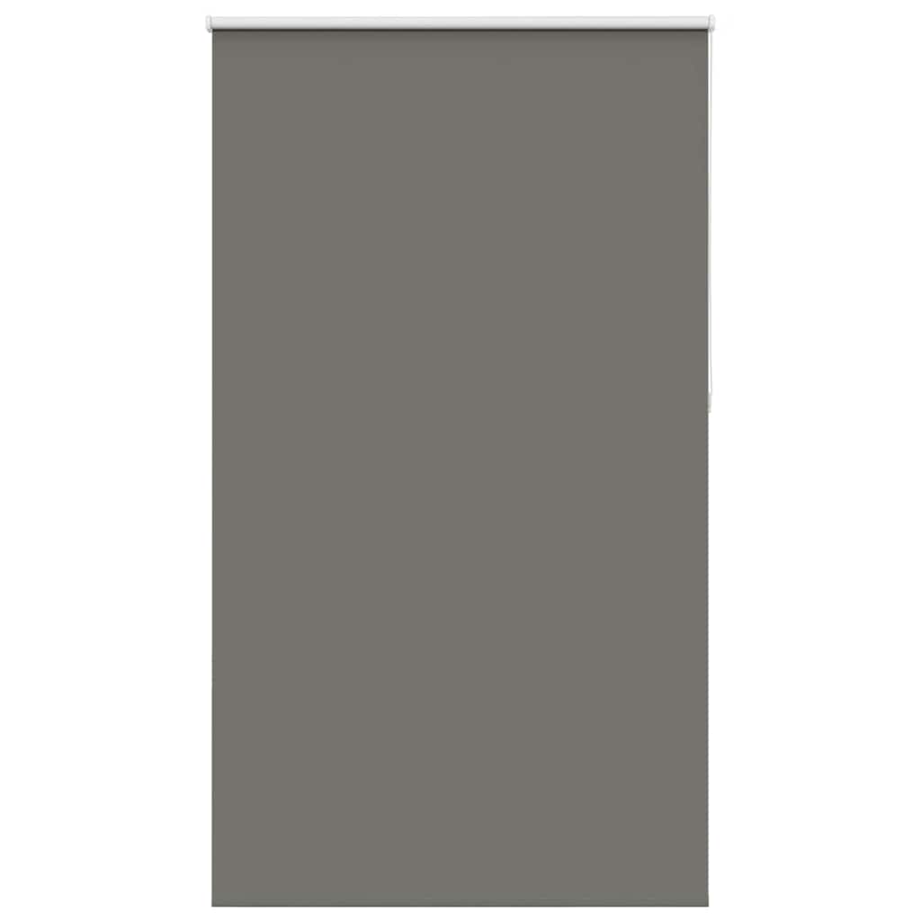 Roller Blind Blackout Grey 130x230 cm Fabric Width 126.6 cm Polyester
