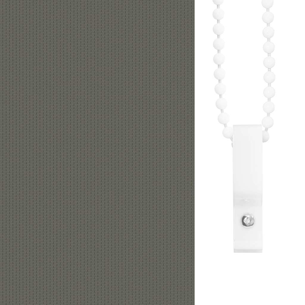 Roller Blind Blackout Grey 135x230 cm Fabric Width 131.6 cm Polyester