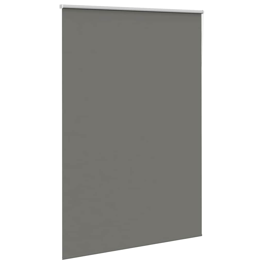 Roller Blind Blackout Grey 155x230 cm Fabric Width 151.6 cm Polyester
