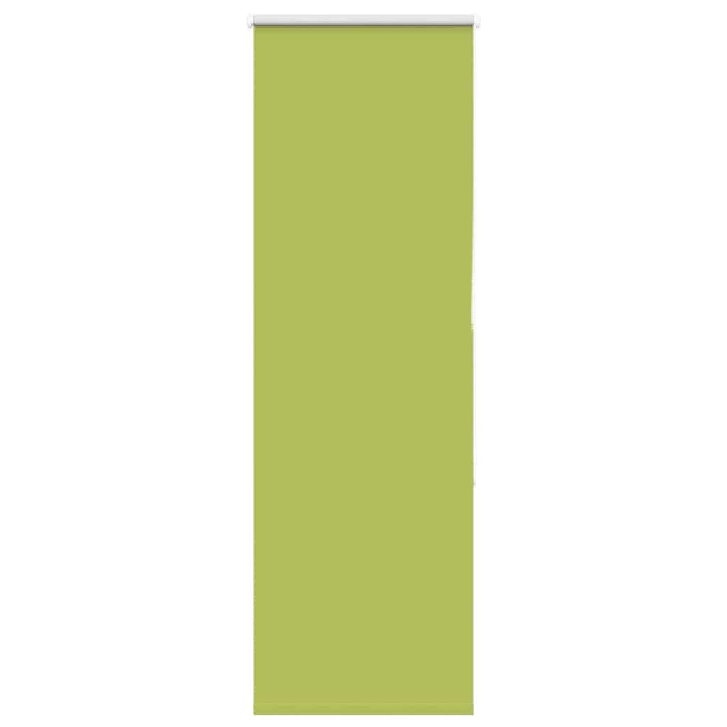 Roller Blind Blackout Leaves Green 40x130 cm Fabric Width 35.7 cm Polyester