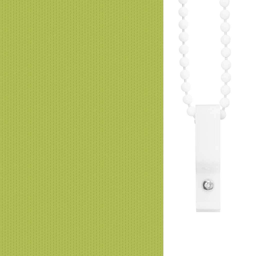 Roller Blind Blackout Leaves Green 50x130 cm Fabric Width 45.7 cm Polyester