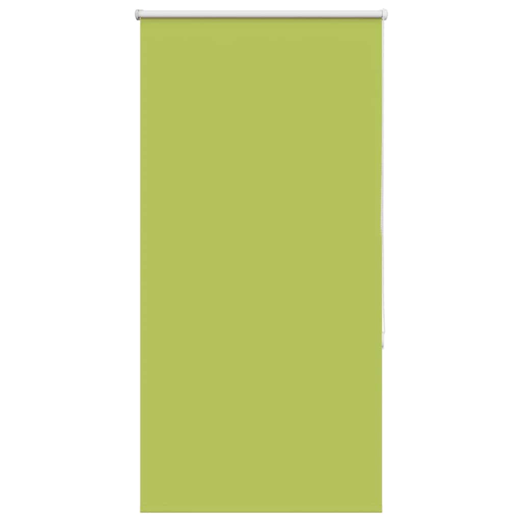 Roller Blind Blackout Leaves Green 65x130 cm Fabric Width 60.7 cm Polyester