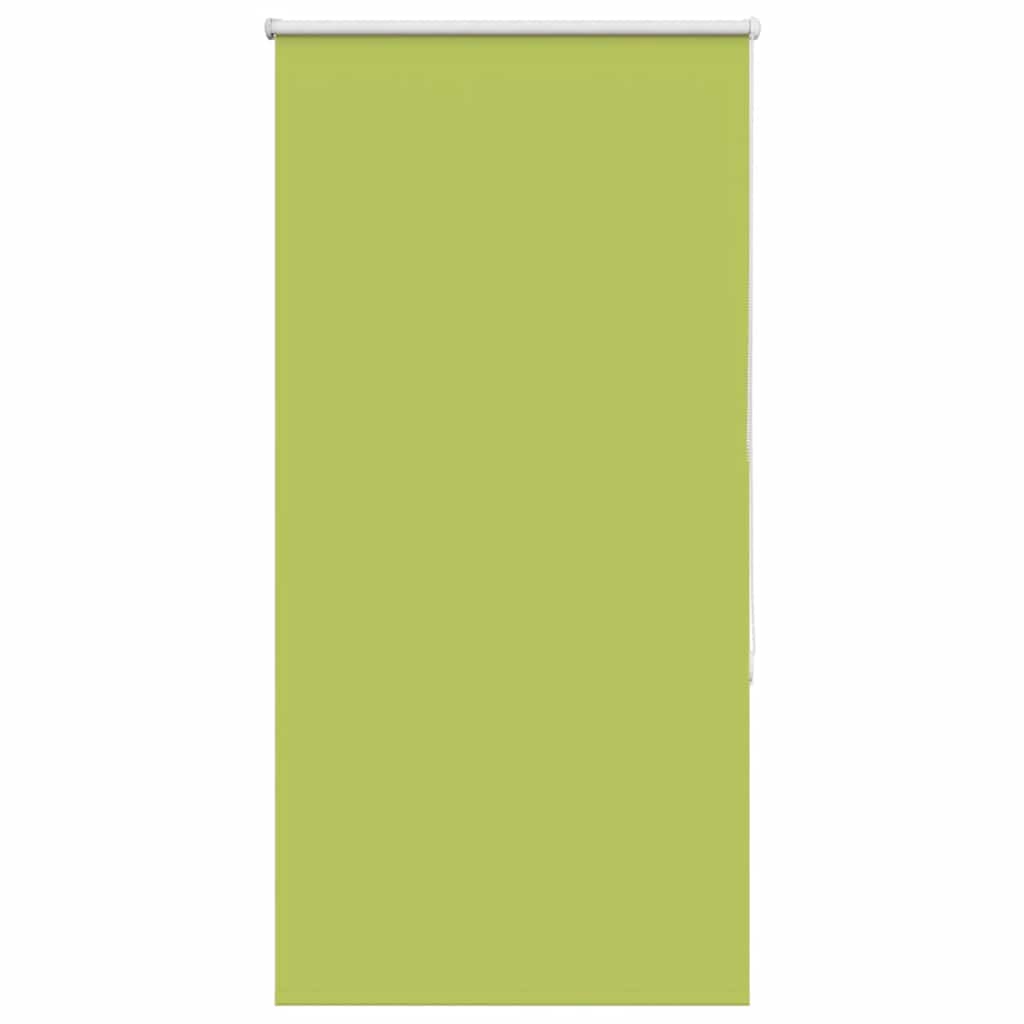 Roller Blind Blackout Leaves Green 75x130 cm Fabric Width 70.7 cm Polyester