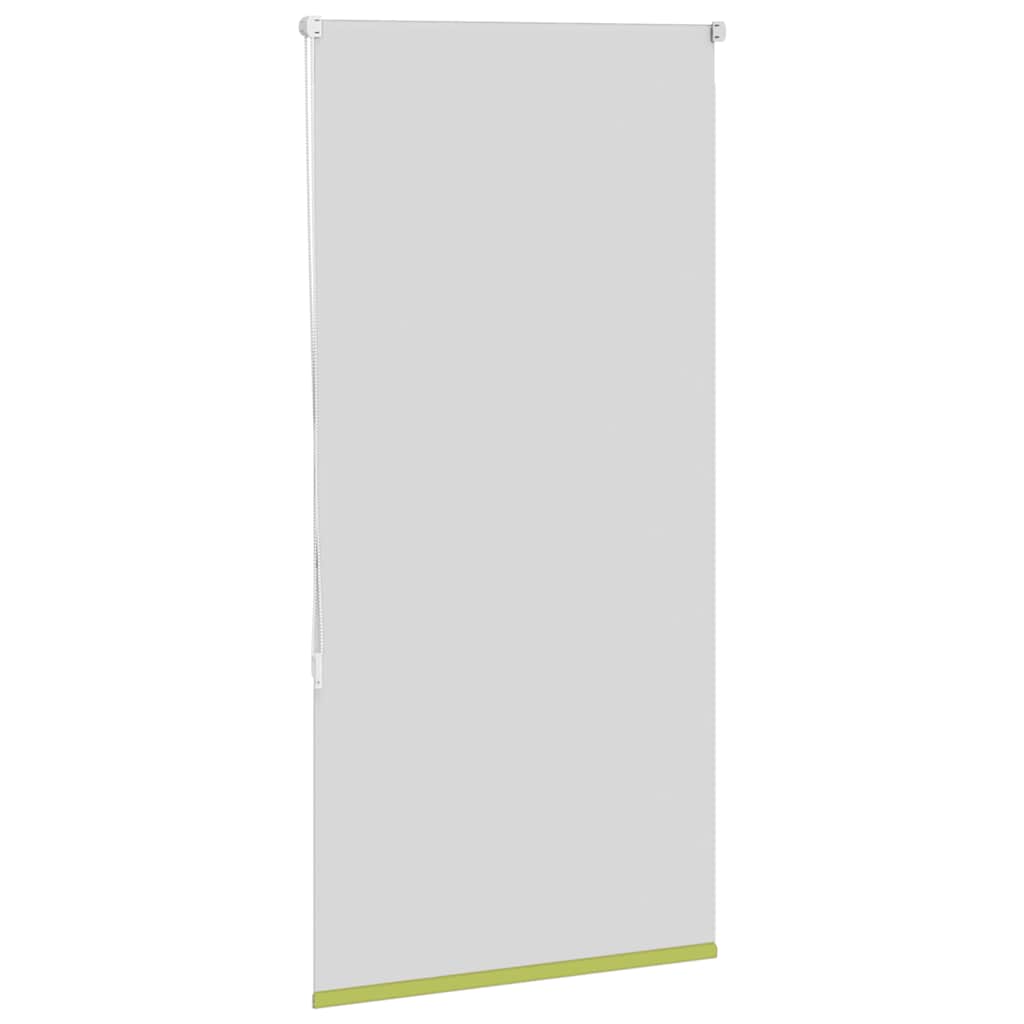 Roller Blind Blackout Leaves Green 85x130 cm Fabric Width 80.7 cm Polyester
