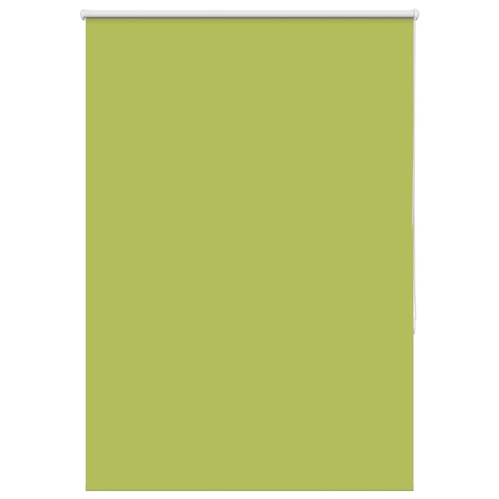Roller Blind Blackout Leaves Green 100x130 cm Fabric Width 95.7 cm Polyester