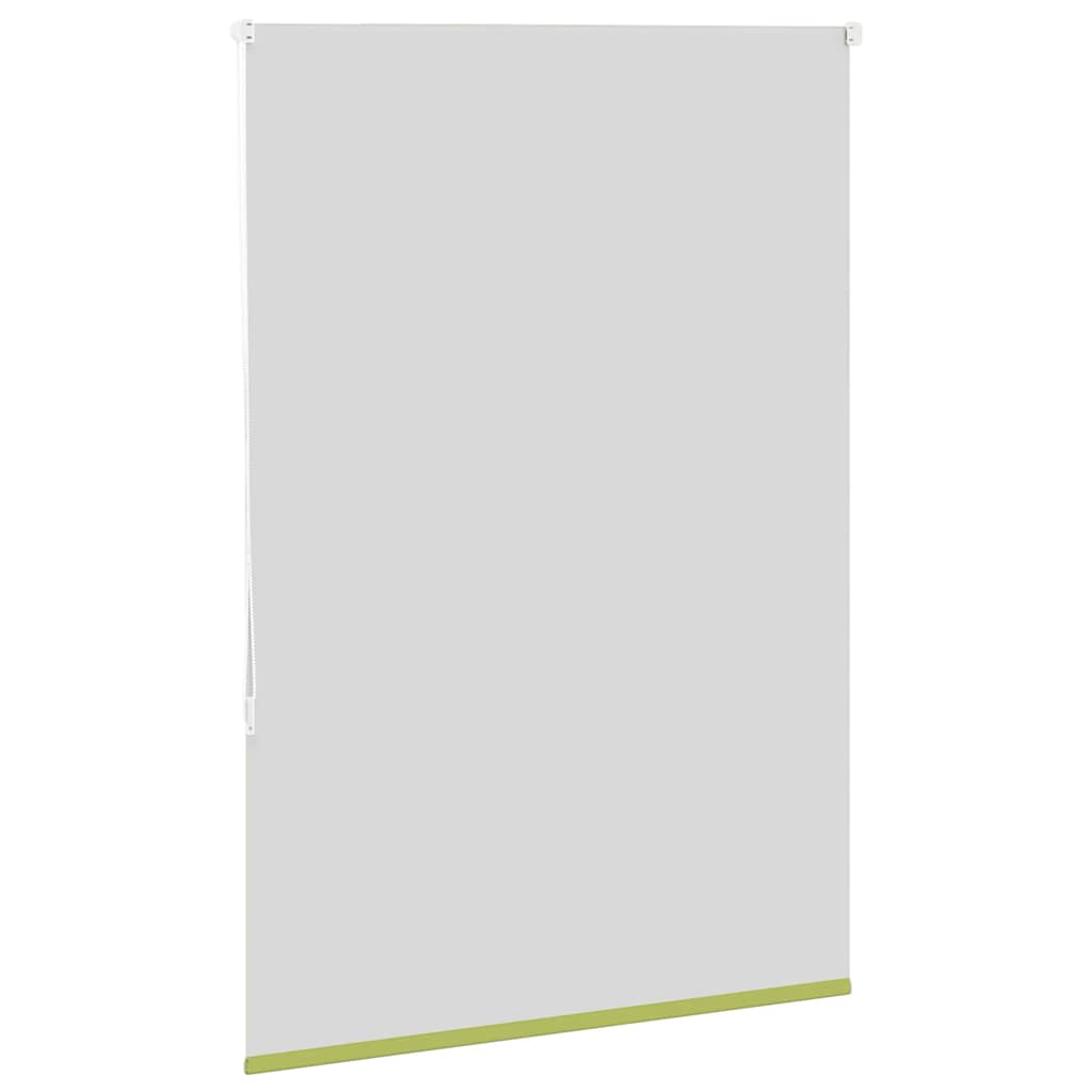 Roller Blind Blackout Leaves Green 105x130 cm Fabric Width 100.7 cm Polyester