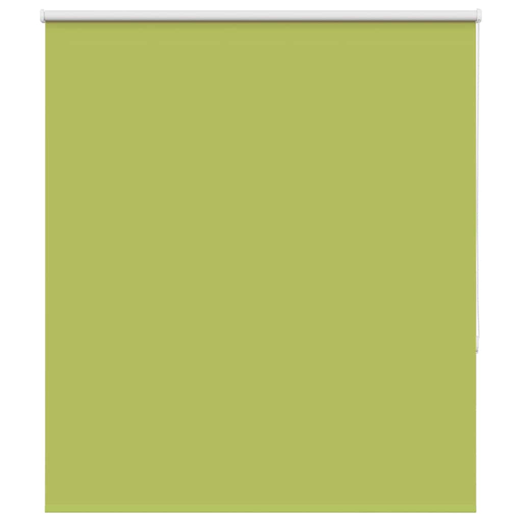 Roller Blind Blackout Leaves Green 125x130 cm Fabric Width 121.6 cm Polyester
