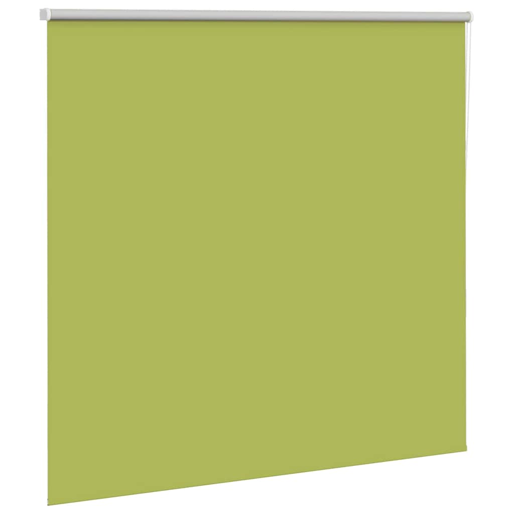 Roller Blind Blackout Leaves Green 150x130 cm Fabric Width 146.6 cm Polyester