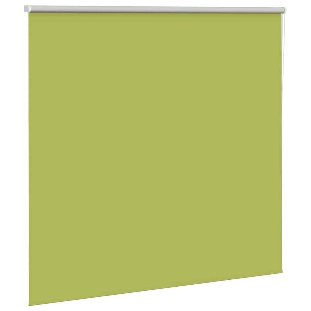 Roller Blind Blackout Leaves Green 165x130 cm Fabric Width 161.6 cm Polyester
