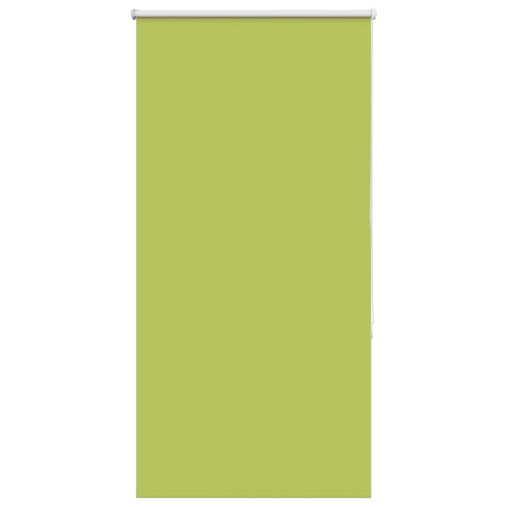 Roller Blind Blackout Leaves Green 80x150 cm Fabric Width 75.7 cm Polyester