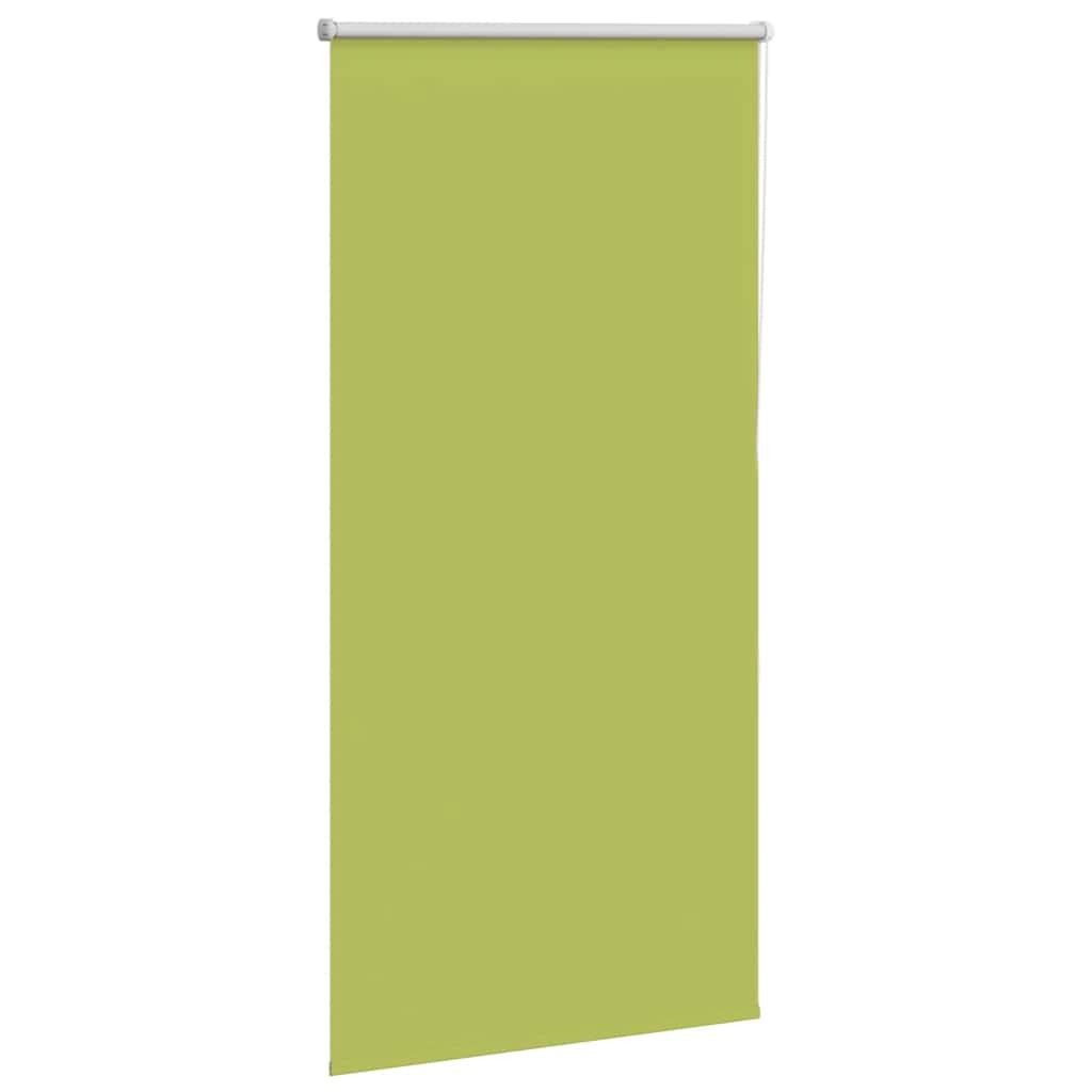 Roller Blind Blackout Leaves Green 80x150 cm Fabric Width 75.7 cm Polyester