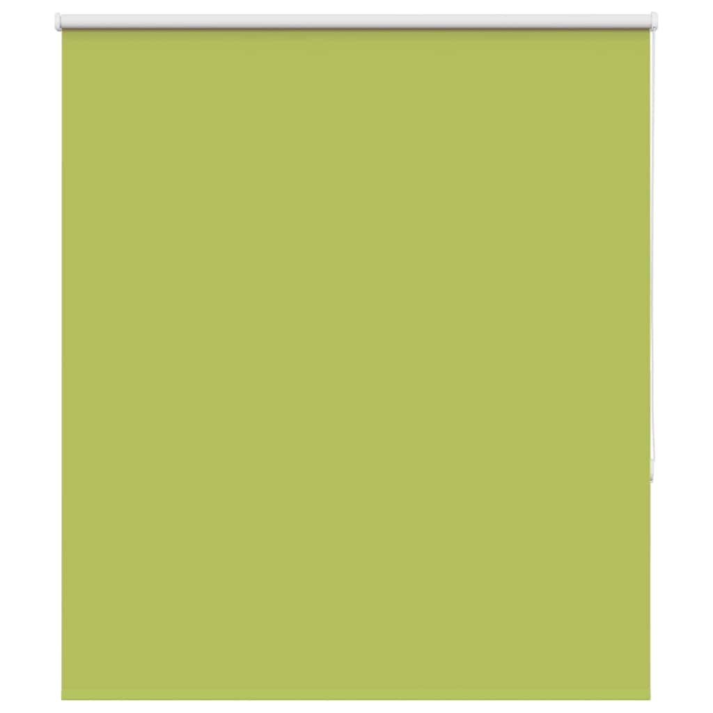 Roller Blind Blackout Leaves Green 125x150 cm Fabric Width 121.6 cm Polyester