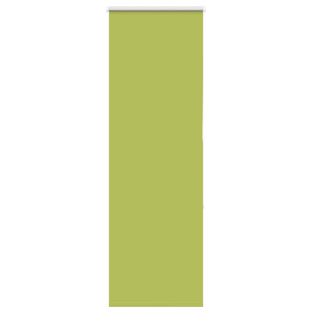 Roller Blind Blackout Leaves Green 40x175 cm Fabric Width 35.7 cm Polyester