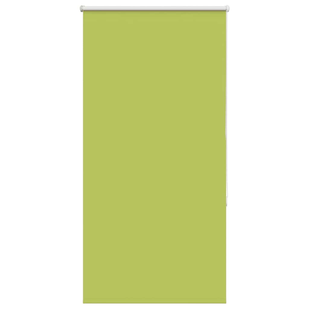 Roller Blind Blackout Leaves Green 80x175 cm Fabric Width 75.7 cm Polyester