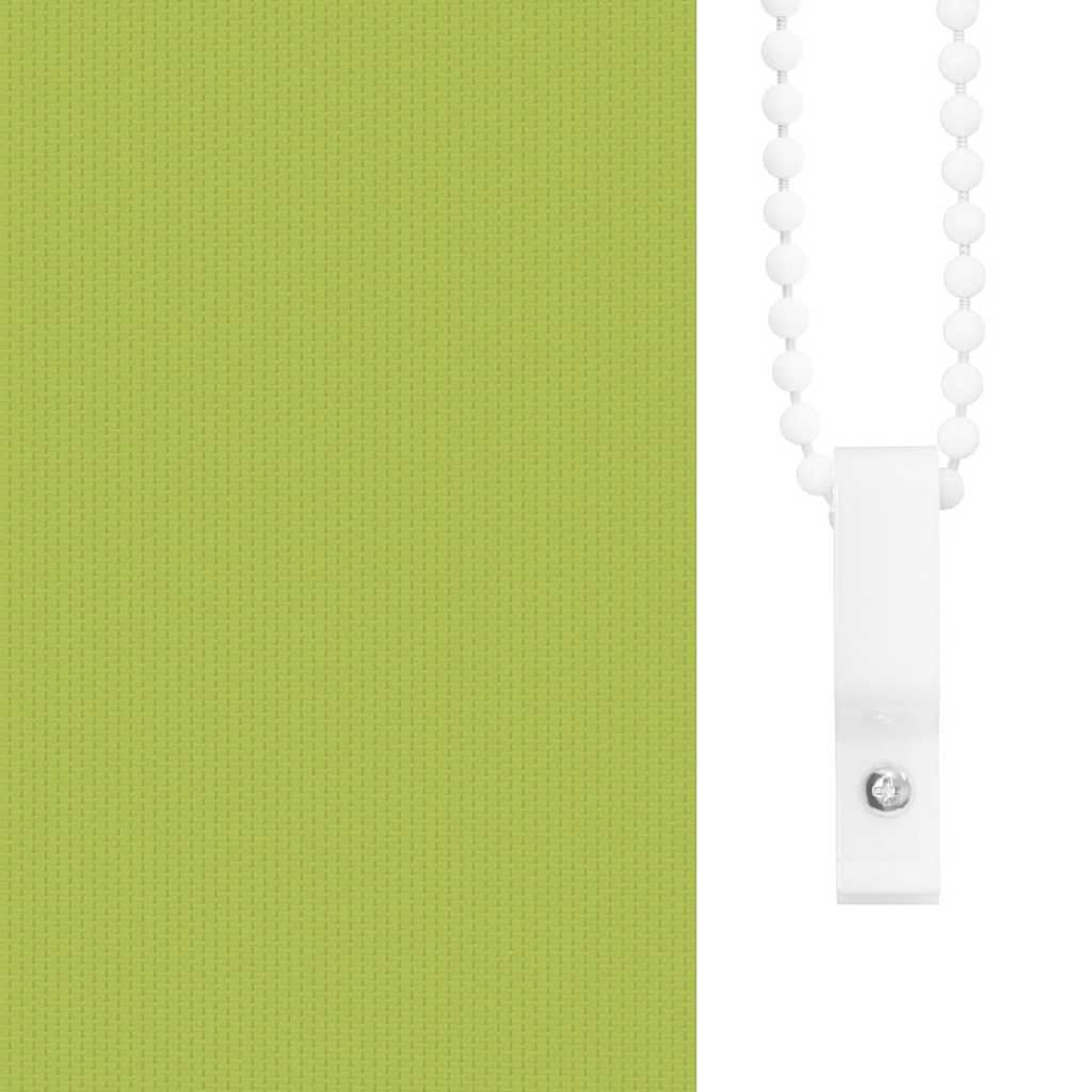 Roller Blind Blackout Leaves Green 85x175 cm Fabric Width 80.7 cm Polyester