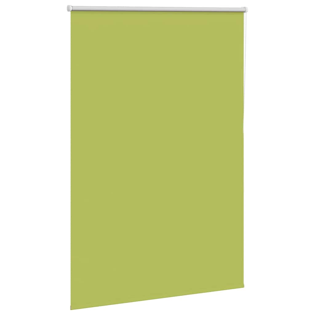 Roller Blind Blackout Leaves Green 90x175 cm Fabric Width 85.7 cm Polyester