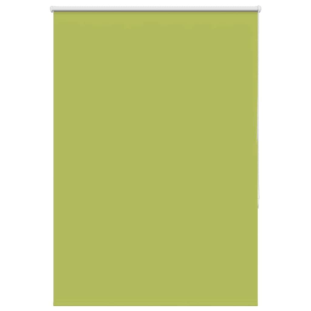 Roller Blind Blackout Leaves Green 95x175 cm Fabric Width 90.7 cm Polyester