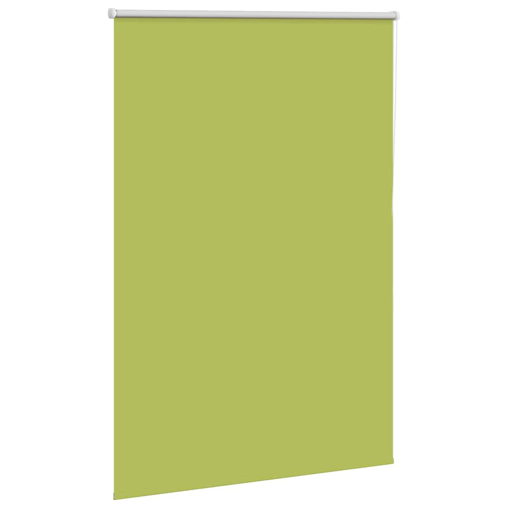 Roller Blind Blackout Leaves Green 115x175 cm Fabric Width 110.7 cm Polyester