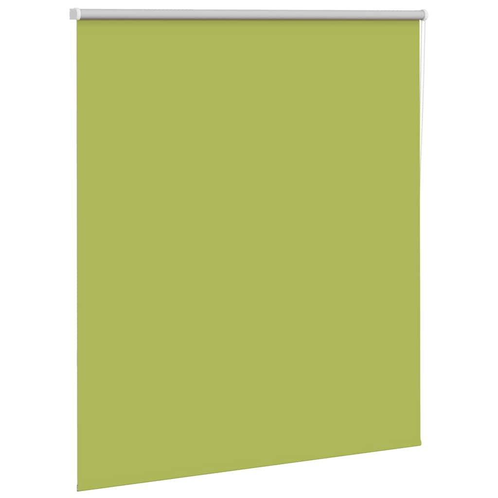 Roller Blind Blackout Leaves Green 120x175 cm Fabric Width 116.6 cm Polyester