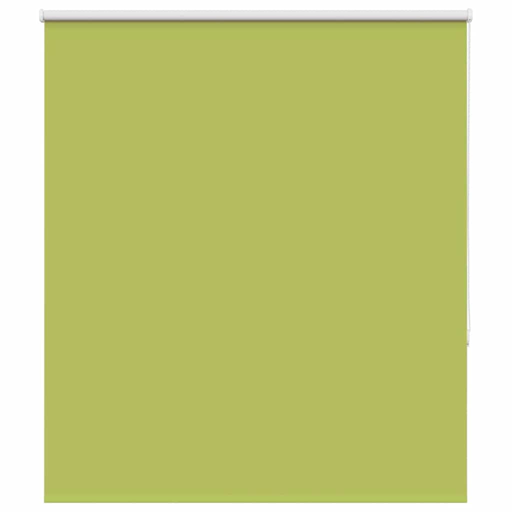 Roller Blind Blackout Leaves Green 140x175 cm Fabric Width 136.6 cm Polyester