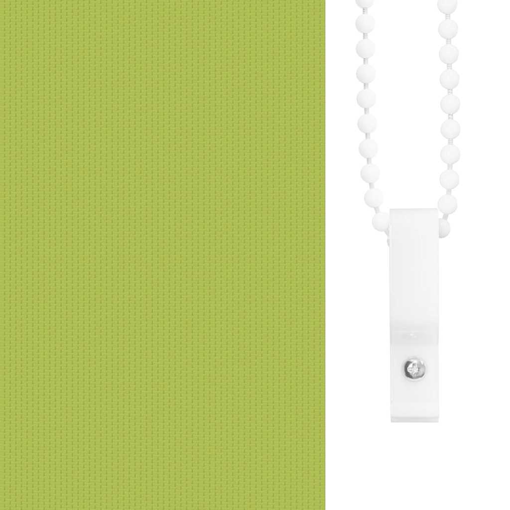 Roller Blind Blackout Leaves Green 140x175 cm Fabric Width 136.6 cm Polyester