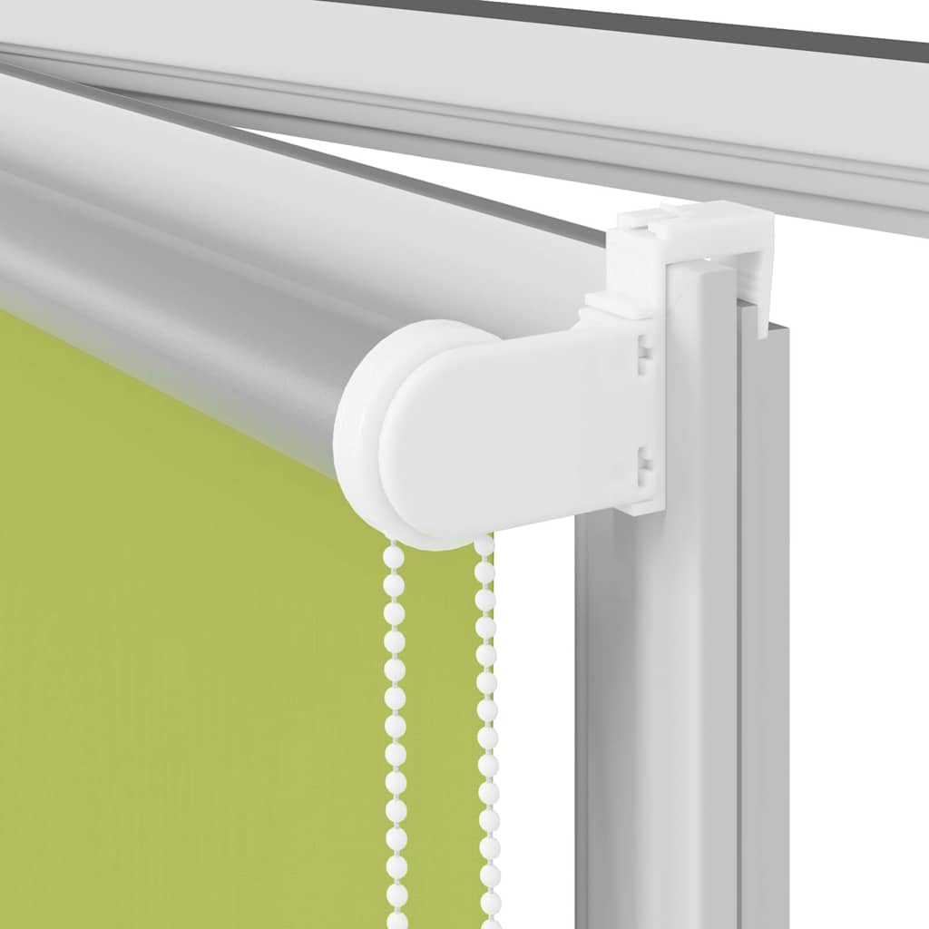 Roller Blind Blackout Leaves Green 150x175 cm Fabric Width 146.6 cm Polyester