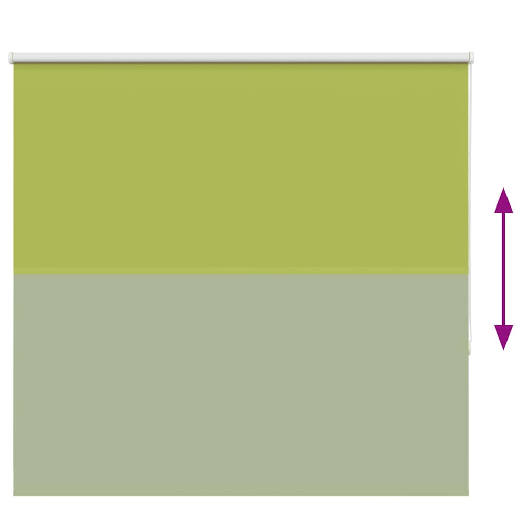 Roller Blind Blackout Leaves Green 150x175 cm Fabric Width 146.6 cm Polyester